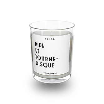 Hutte - Pipe Et Tourne Disque - Jeanne Candle